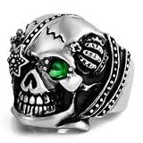 Gothic Skull MENS Stainless Steel Ring Size