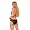 Handmade Sexy Paris Crochet One Piece Swimsuit Look - Large