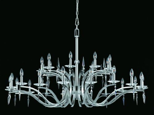 Triarch 39405 27 Light Swan Foyer Chandlier Chandelier, Satin