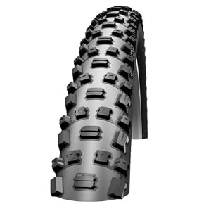 Schwalbe Nobby Nic HS 365 Knobby Mountain Bike Tire (26x2.4, Evo SnakeSkin Folding, Black Skin)