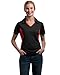 SPORT-TEK - Ladies Side Blocked Micropique Sport-Wick Polo. LST655 - Black/Red_XL