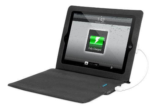 Innovative Technology ITJ-4231BLK-Q Ultra-Slim Justin 11,600 mAh Rechargeable Power Case Designed for iPad (Generations 1, 2, 3 and 4), Black