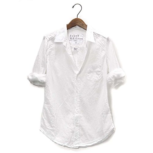 (フランク＆アイリーン)Frank&Eileen コットン シャツ BARRY SOLID レディース 無地 [並行輸入品]