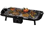 Mia TG 8074 Elektrischer Tischgrill mit hoehenverstellbarem Grillrost