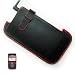 New black Genuine leather case for Nokia E63