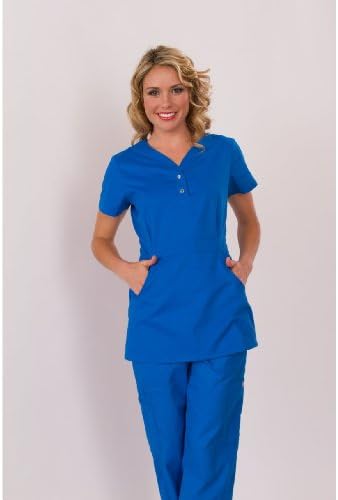 KOI 175 Women's Justine Scrub Top Ceil Medium