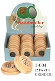 2 Parts Handmuller Magnetised Polinator Herb Grinder