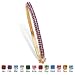 14k Gold-Plated Birthstone Bangle Bracelet- title=