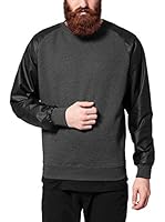 Urban Classics Sudadera (Gris Oscuro / Negro)