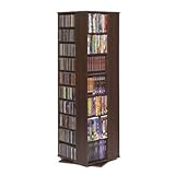 UPC 033697210438 product image for Leslie Dame CD-1040B High Capacity Spinning Multimedia Storage Tower, Black | upcitemdb.com
