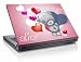 "I Love You-Tyra" Genuine Laptop Protective Skin. Unique decal for 17 Inch Laptop.