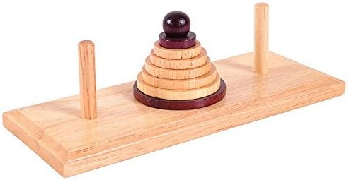 Wooden Burr Puzzles Brain Teaser Removing Assembling Toy ---- Tower