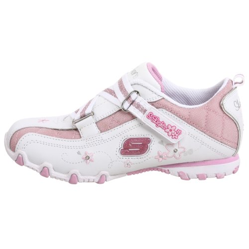 Skechers Little Kid/Big Kid S Lights-Bikers-Petal Princess Sneaker