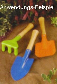 Produkt-Bild: Gartenger&auml;te SET, Gartenset f&uuml;r Kinder, Schaufel, Harke, Spaten, stabiles Metall mit Holz Griff (LHS)