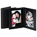 Black Andrew Philips Florentine Napa Double 4 x 6 Picture Frame