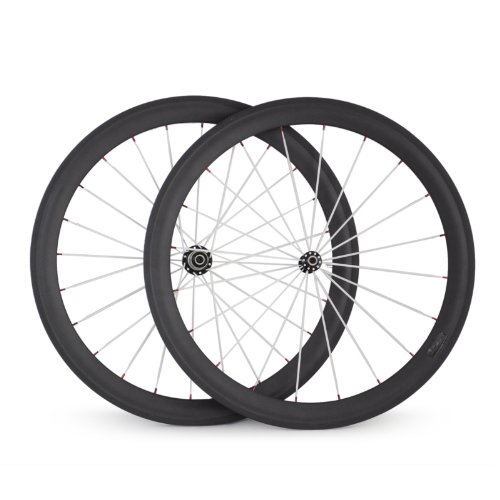 Baixiang 25mm Width 50mm Carbon Clincher Wheels Road Bike Carbon Fiber