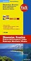 Carte routi&egrave;re Falk : Slov&eacute;nie - Croatie - Bosnie - Herze
