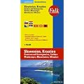 Carte routi�re Falk : Slov�nie - Croatie - Bosnie - Herze