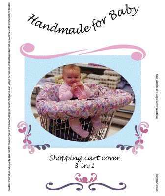 3 in 1 Shopping Cart Cover Sewing Pattern