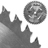 Thin Kerf Carbide Tooth Wood Blade 7.25 40 Tooth- Used for wood, plastic and urethane molding and millwork, with Electric Circular Saw
