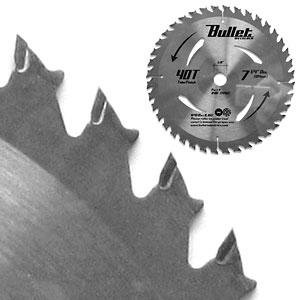 Carbide Tooth Thin Kerf Wood Blade 7.25 40 Tooth- Used for wood, plastic and urethane... by Heleta
