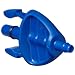 Value Plastics SBLM013-002 Dark Blue Nylon Tube Fitting, Barbed Side Latch Quick Connect, 1/8" (3.2 mm) Tube ID, Male, Buna-N O-Ring (Pack of 25)