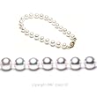 Single Strand 7-7.5 Inches 6-6.5mm White Freshwater Cultured Pearl Bracelet