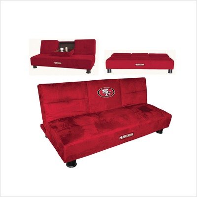 Baseline San Francisco 49Ers Convertible Sofa With Tray