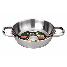 Stainless Steel Paella Pan - 14cm
