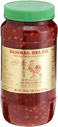 Huy Fong, Sambal Oelek Chili Paste, 18-Ounce Bottles (Pack of 6)
