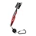 Golf Brush, Wuudi Spike Club Groove Cleaner & 2 Ft Retractable Zip-line Carabiner, Easily Attaches to Golf Bag