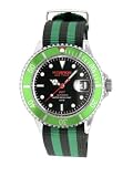 K&BROS Men's Ice-Time 007 Stripe Automatic Watch #9412-2