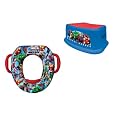 Marvel Heroes Potty and Step Stool Combo Set, Blue