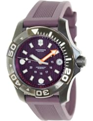 Victorinox Dive Master 500 Purple Dial Purple Rubber Ladies Watch 241558.1