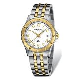 Raymond Weil Watches- Raymond Weil Tango Round Two Tone Steel and 18k Gold Plated Mens Watch