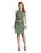 Nine West Dresses Women's Textured Pyramid Peplum Dress