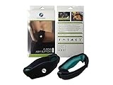 Tour Pro Sports Golf / Tennis Elbow Arm Support Brace (2 per Pack) with EVA pad, Unisex as worn by Pro Players - Black - Medical Grade