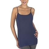 Gilligan & O'Malley Shelf Bra Camisole - Blue Champ