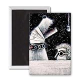 Convalescence (oil on board) by Celia.. - 3x2 inch Fridge Magnet - large magnetic button - Magnet