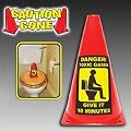 Toilet Caution Cone