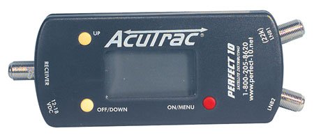 New Acutrac Plus Digital Satellite Signal Level Meter LCD Display Selectable Audio On-Off Tone