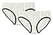 Anigan Stainfree 2 Pack Seamless Hipster Lace Trim Menstrual Period Underwear - Cream