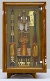 破魔弓 額飾り塗桐額飾り 彩の峰 10号 （41～50cm）