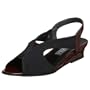 Prevata Women's Lucky Casual Sandal,Black,7 B US