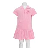 Flapdoodles Toddler Little Girl Pink Terry Cloth Swimwear Coverup 2T-6X