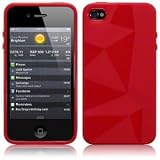 iPhone 4 4G 4GS Groovy Case Red Triangles TPU Gel Case Cover From The Keep Talking Shop iPhone 4 / 4S Accessoriesby covers4it