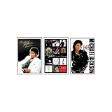 MICHAEL JACKSON 3 POSTER SET Thriller Bad King of Pop 24x36 size posters