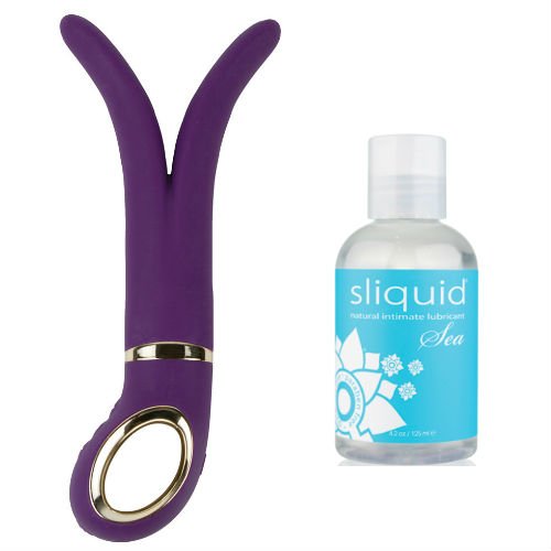 G Vibe Purple with Sliquid Sea Lube On Sale