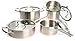 Kitchen & Housewares : Invitations 9 Piece Stainless Steel Cookware Set