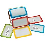 1 Roll ~ Plain Name Tag Stickers / Nametags ~ 100 Stickers Total ~ Assorted Colors ~ Approx. 3 1/2" X 2 1/4" ~ New / Shrink-wrapped
